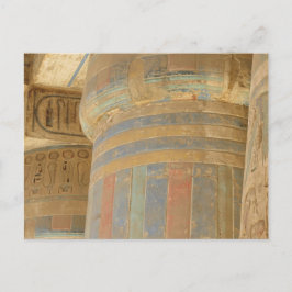 Antigua postal egipcia del templo