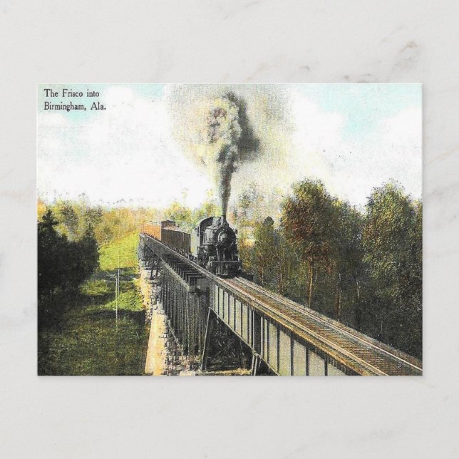 Antigua postal - El Frisco - Birmingham, Alabama (Anverso)