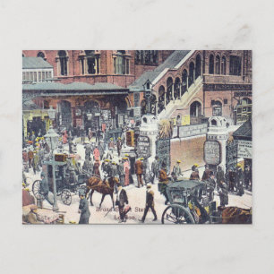 Antigua postal - Estación de St. Broad, Londres