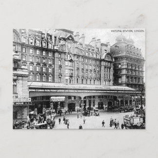 Antigua postal - Estación Victoria, Londres