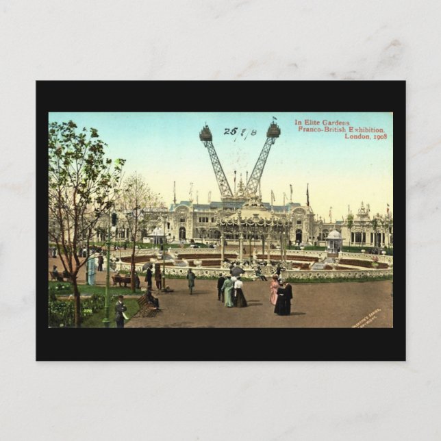 Antigua postal - Exposición franco-británica, Lond (Anverso)