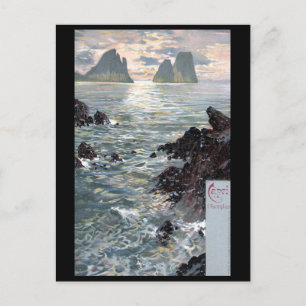 Antigua postal - Faraglioni, Capri, Italia