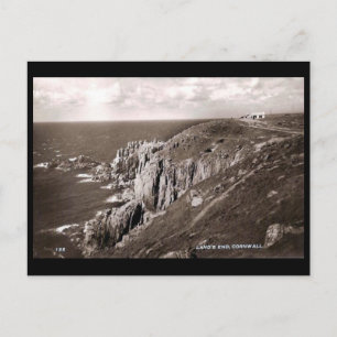 Antigua postal - Fin de la tierra, Cornwall