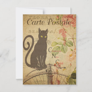 Antigua postal francesa de Kitty