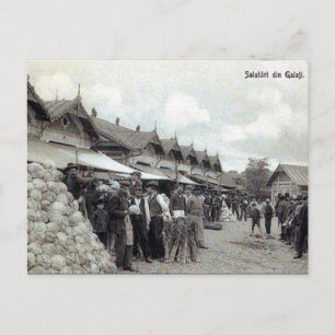 Antigua postal - Galați, Rumania