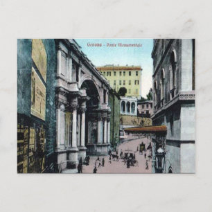 Antigua postal - Génova, Italia