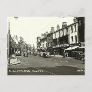 Antigua postal - High Street, Doncaster, Yorkshire
