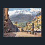 Antigua postal - Innsbruck, Austria<br><div class="desc">Esta postal es una reproducción de una postal vintage de Maria Theresienstrasse,  Innsbruck,  Austria.</div>