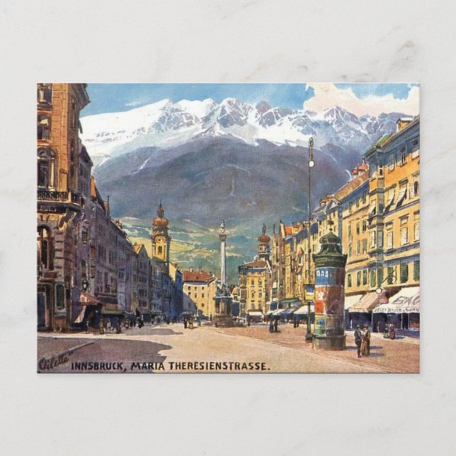 Antigua postal - Innsbruck, Austria (Anverso)
