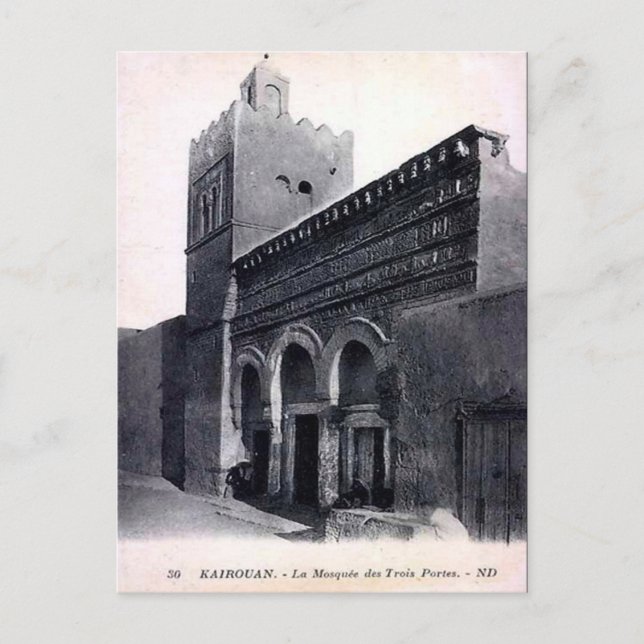 Antigua postal - Kairouan, Túnez (Anverso)