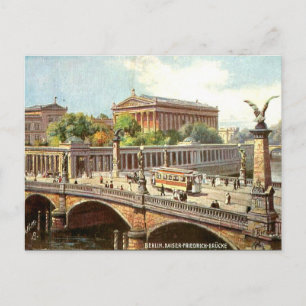Antigua postal - Kaiser-Friedrich-Brucke, Berlín
