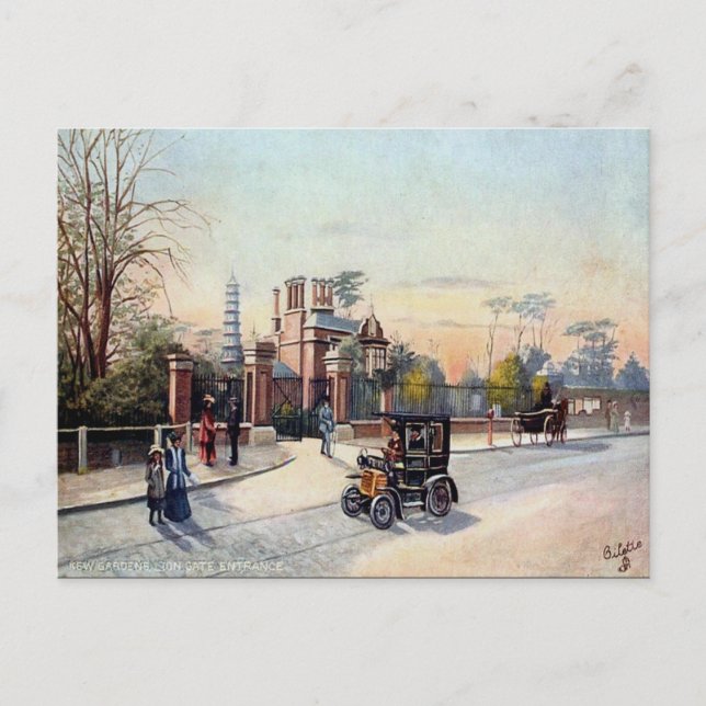 Antigua postal - Kew Gardens, Londres (Anverso)