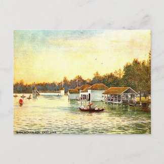 Antigua postal - Lago Oriental, Birmingham, Alabam