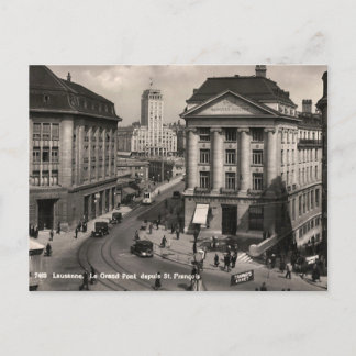 Antigua postal - Lausana, Suiza