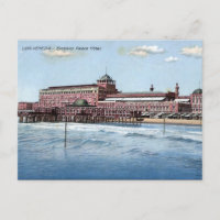 Antigua postal - Lido de Venecia, Italia