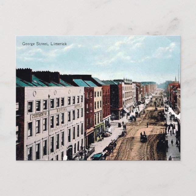 Antigua postal - Limerick, Irlanda (Anverso)