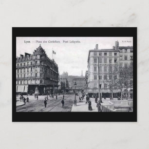 Antigua postal - Lyon, Place des Cordeliers