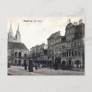Antigua postal - Magdeburg, Alemania