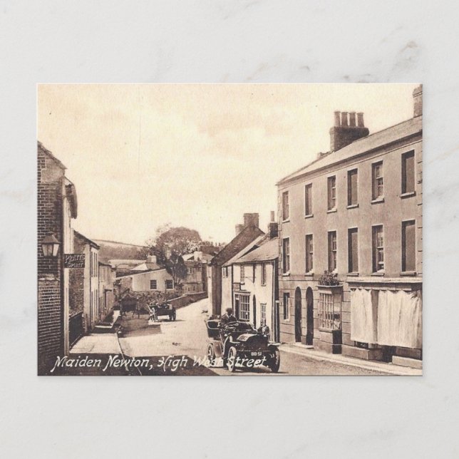 Antigua postal - Maiden Newton, Dorset (Anverso)