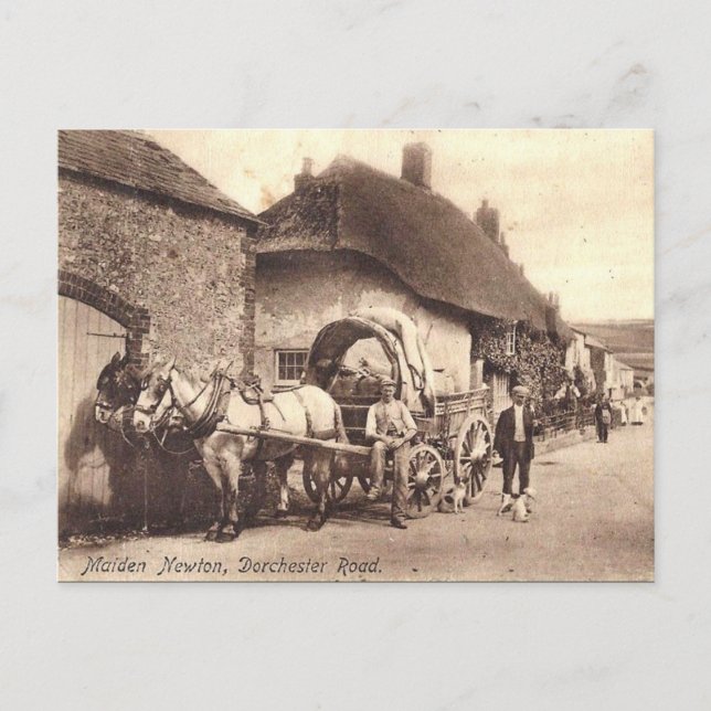 Antigua postal - Maiden Newton, Dorset (Anverso)