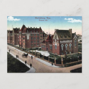 Antigua postal - Malbork/Marienburg, Polonia