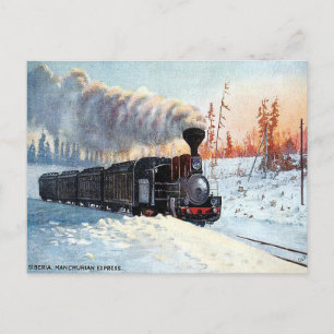 Antigua postal - Manchurian Express, Siberia