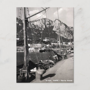 Antigua postal - Marina Grande, Capri, Italia