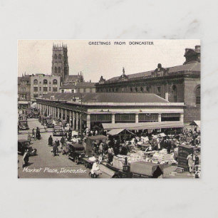 Antigua postal - Mercado, Doncaster, Yorkshire