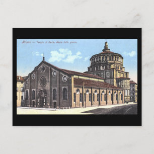 Antigua postal - Milán, Santa Maria delle grazie