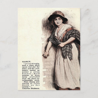 Antigua postal - Nancy de "Oliver Twist"