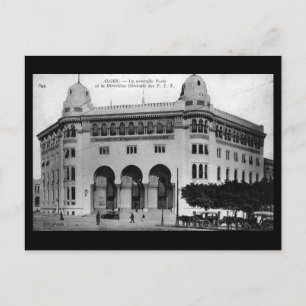 Antigua postal - Nueva oficina de correos de Argel