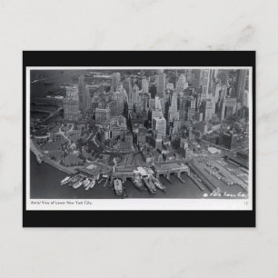 Antigua postal - Nueva York desde el aire