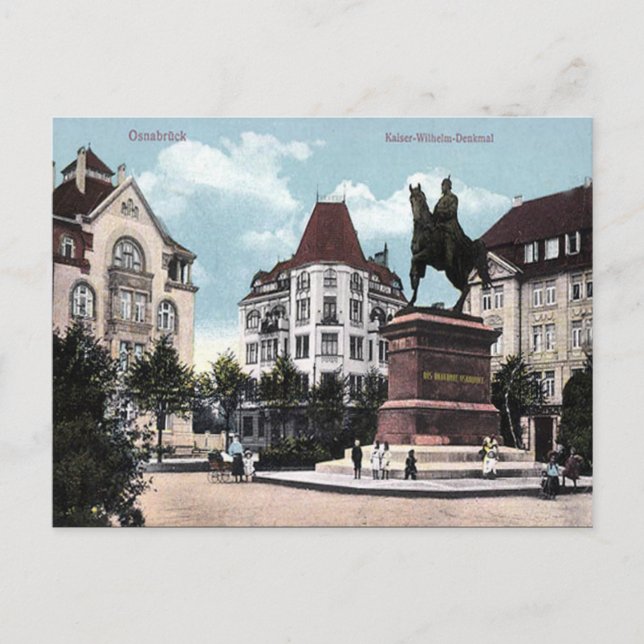 Antigua postal - Osnabrück, Alemania (Anverso)