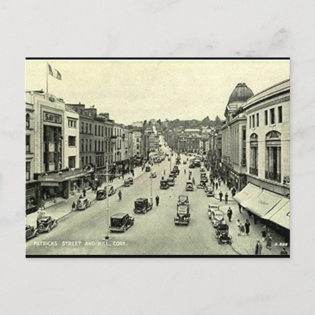 Antigua postal - Patricks St, Cork, Irlanda (Anverso)