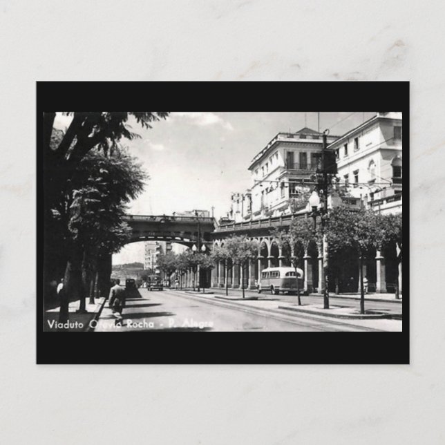 Antigua postal - Porto Alegre, Brasil (Anverso)