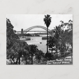 Antigua postal - Puente Harbour, Sydney, Nueva Gal