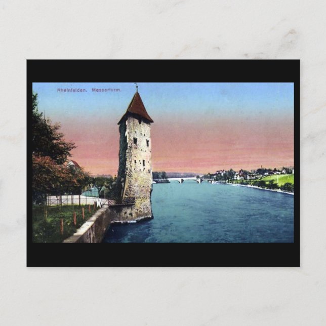 Antigua postal - Rheinfelden, Aargau, Suiza (Anverso)