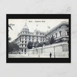 Antigua postal - Roma, Hotel Excelsior