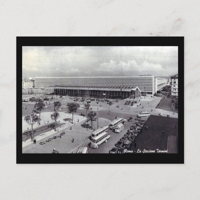 Antigua postal - Roma, Stazione Termini (Anverso)