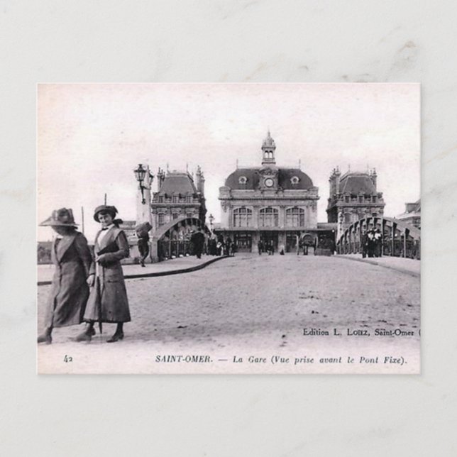 Antigua postal - Saint-Omer, Pas-de-Calais, Franci (Anverso)