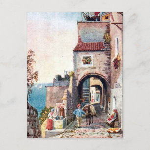 Antigua postal - San Remo, Italia