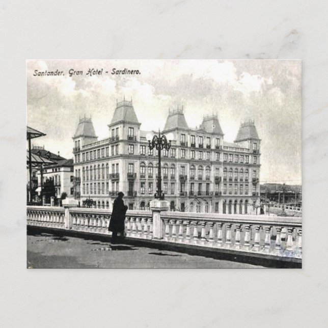 Antigua postal - Santander España (Anverso)