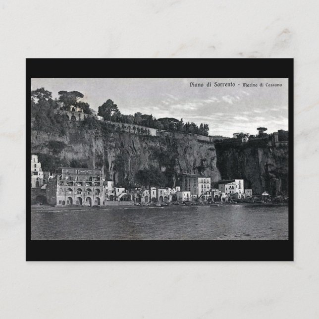 Antigua postal - Sorrento, Italia (Anverso)
