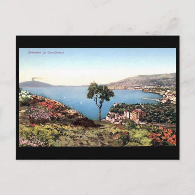 Antigua postal - Sorrento, Italia (Anverso)