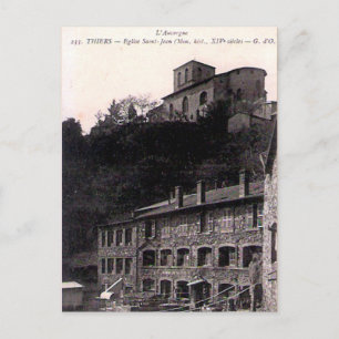 Antigua postal - Thiers, Puy de Dôme, Francia