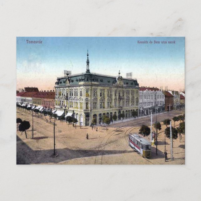 Antigua postal - Timișoara, Rumania (Anverso)