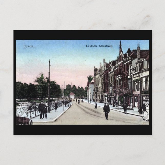 Antigua postal - Utrecht, Países Bajos (Anverso)