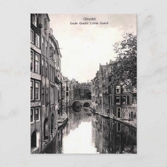 Antigua postal - Utrecht, Países Bajos (Anverso)