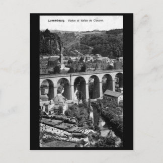 Antigua postal - Vallee de Clausen, Luxemburgo
