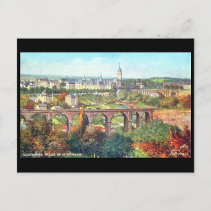 Antigua postal - Vallee de la Petrusse, Luxemburgo